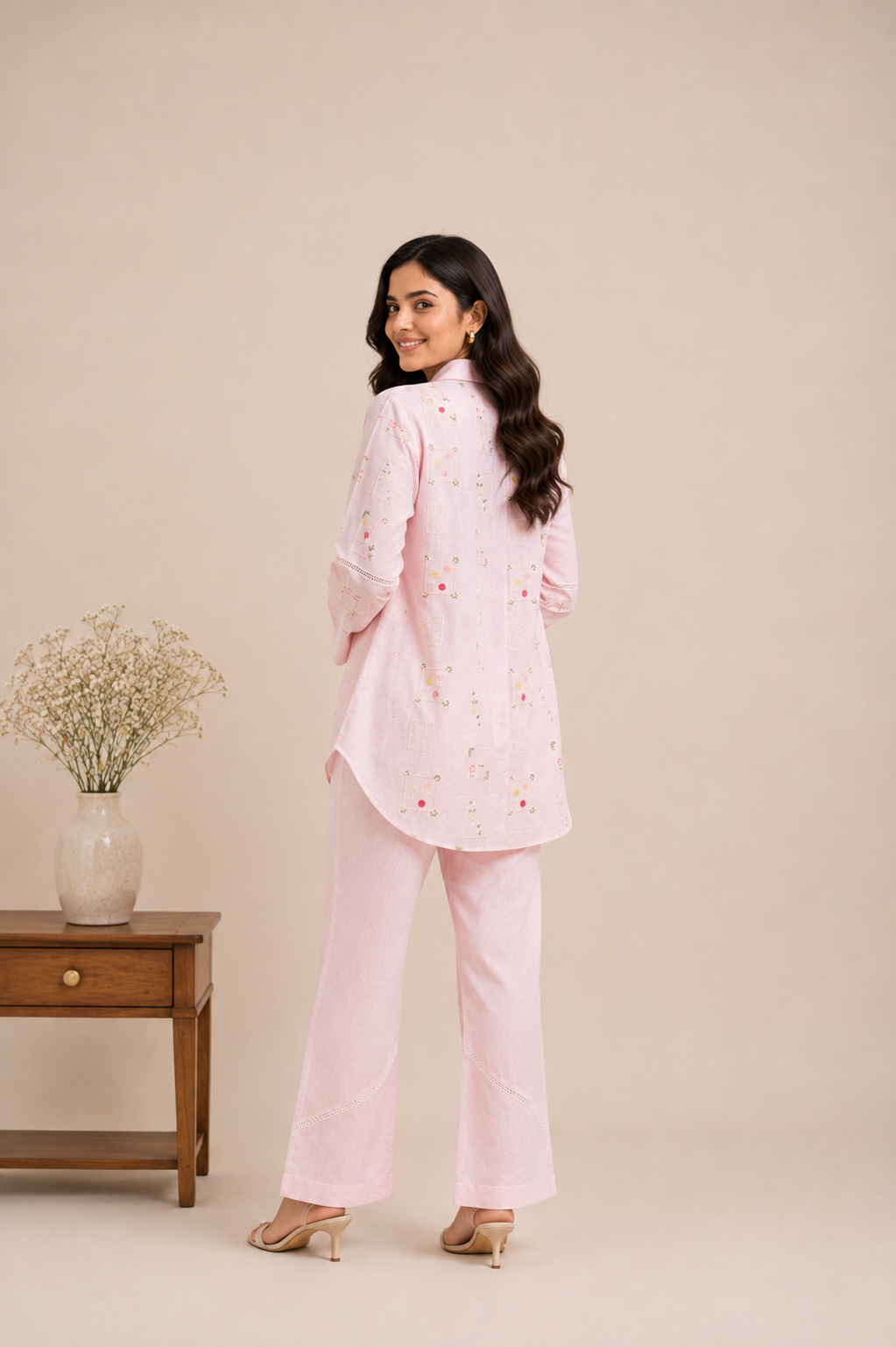 Mul Chanderi Coord Set