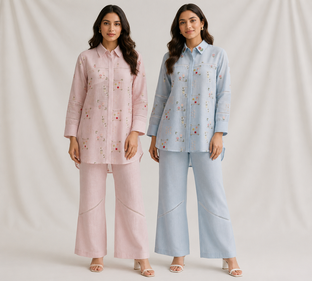 Mul Chanderi Coord Set